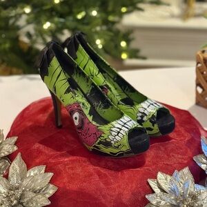Iron Fist Zombie Stomper Peep-Toe Heels